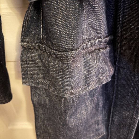 Banana Republic Denim Jacket with Chunky Belt Small - Picture 5 of 12